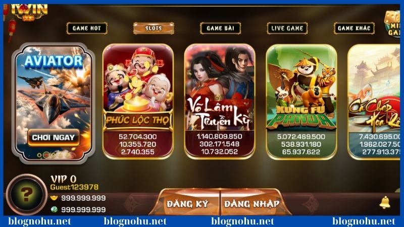 Trang chủ 262 Iwin là cổng game cung cấp đa chủ đề slot đổi thưởng