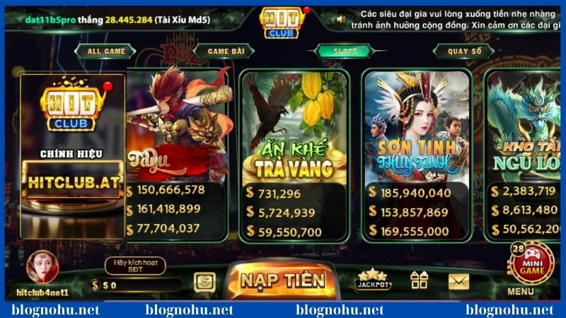 Trang chủ 260 Thiên đường nổ hũ online HitClub chiều lòng mọi dân chơi